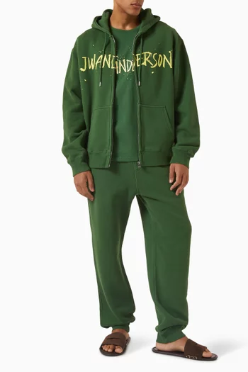 Cuffed Sweatpants in Cotton