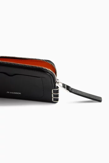 Loafer Zip Wallet in Leather