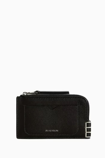 Loafer Zip Wallet in Leather