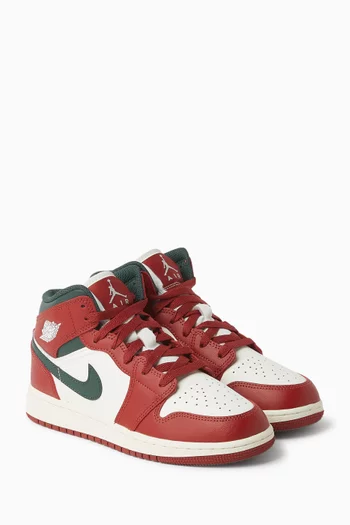 Air Jordan 1 Sneakers in Leather