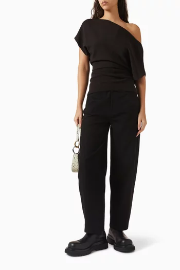 بلوزة افيلين منسوجة