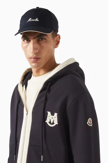 Logo-embroidered Baseball Cap in Canvas