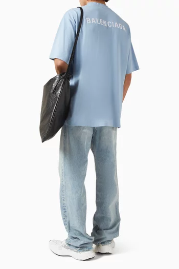 Logo Back T-shirt in Dry Jersey