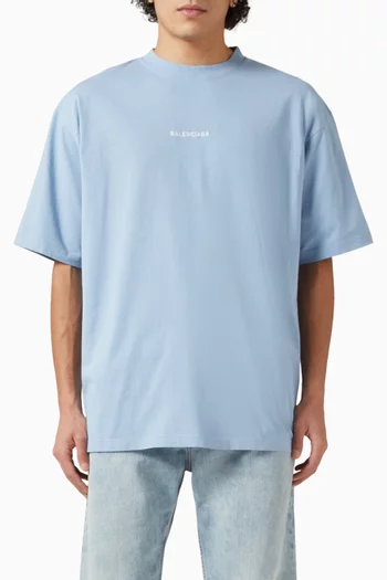 Logo Back T-shirt in Dry Jersey