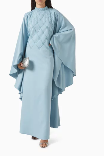 Embellished Cape-style Kaftan