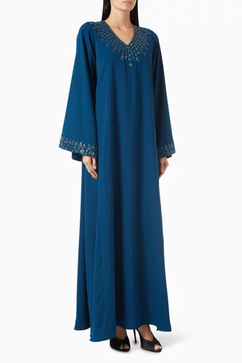 قفطان مطرز بالخرز