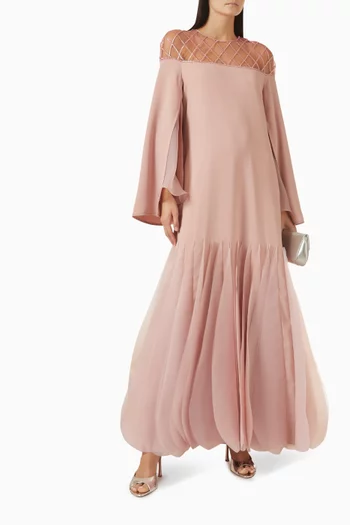 قفطان مطرز بالخرز