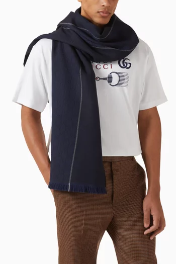 GG Scarf in Wool