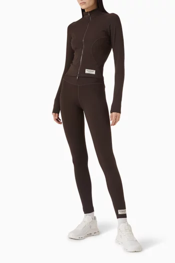 بلوزة للجري بأكمام طويلة قماش سوفتسكين معاد تدويره