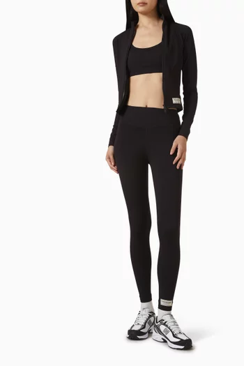 بلوزة للجري بأكمام طويلة قماش سوفتسكين معاد تدويره