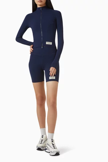 شورت بايكر بحياكة داخلية 6.5 بوصة قماش سوفتسكين