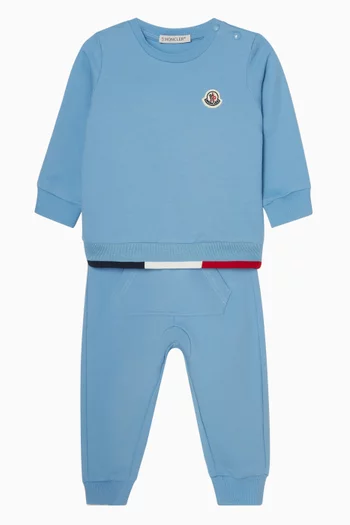 طقم بدلة رياضية بشعار الماركة