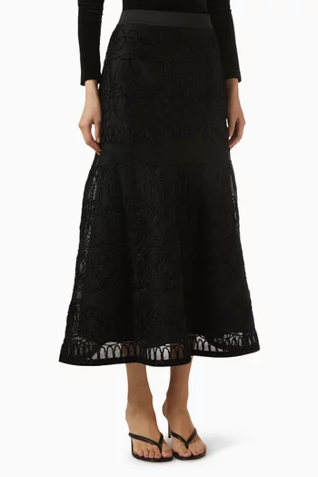 Joderie Embroidered Skirt