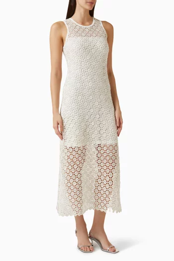 Rhinestone Crochet Dress