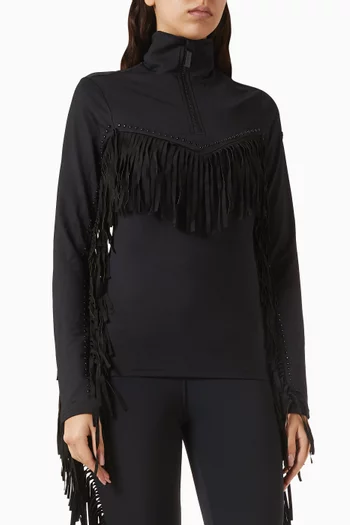 سترة تزلج ويسبر بشرّابات جيرسيه