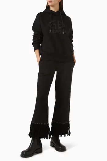 كنزة جورجيا بغطاء رأس صوف ناعم