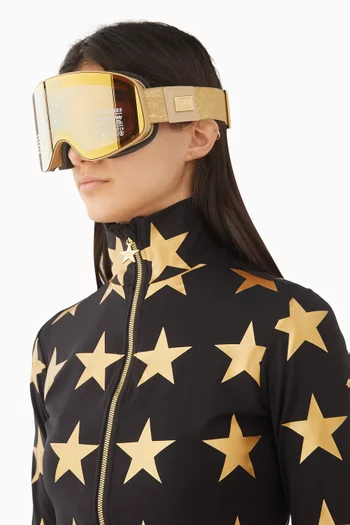 نظارة تزلج فيل بدون إطار