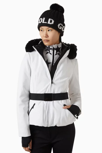 قبعة بيني هود بومبون منسوجة