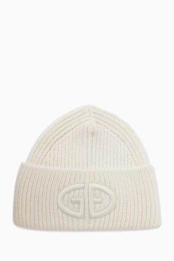 Valerie 3D Logo Beanie in Knit