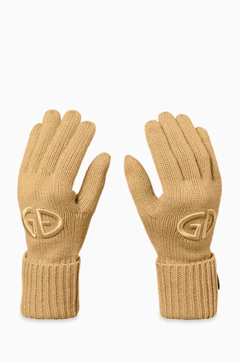 Vanity Logo Gloves in Knit