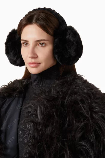Fluffy Ear Warmers in Faux Fur