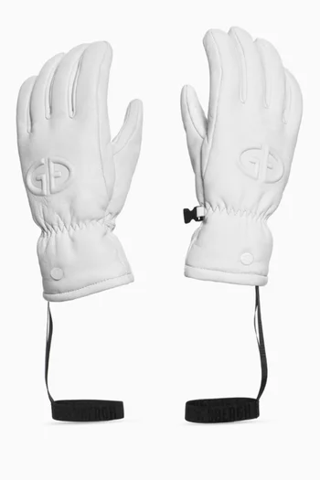 Freeze Logo Gloves in Leather