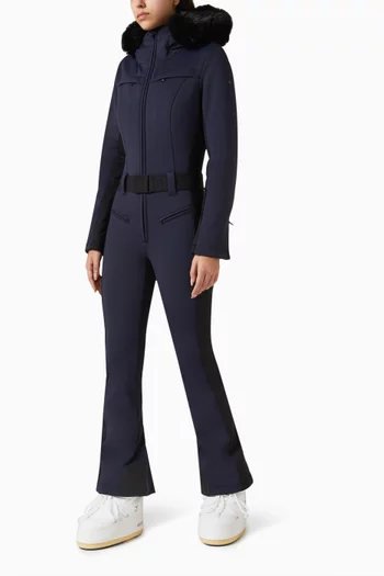 Parry Faux-fur Ski Suit