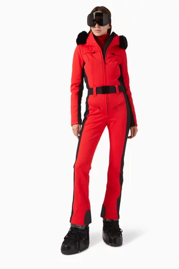 Parry Faux-fur Ski Suit