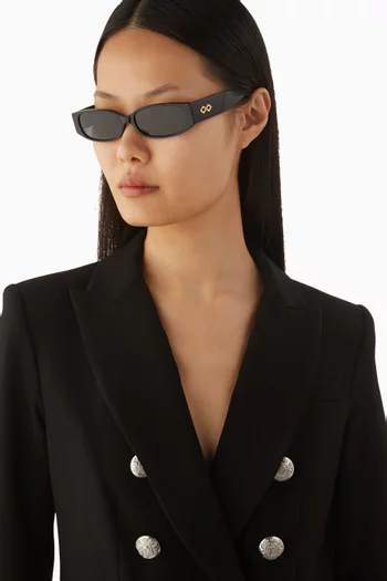 Tala Rectangle Sunglasses in Acetate