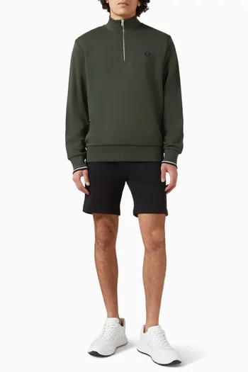 Half Zip Sweatshirt in Cotton