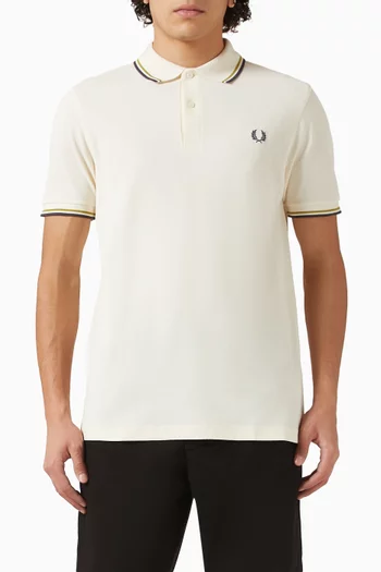 Twin Tipped Polo Shirt in Cotton