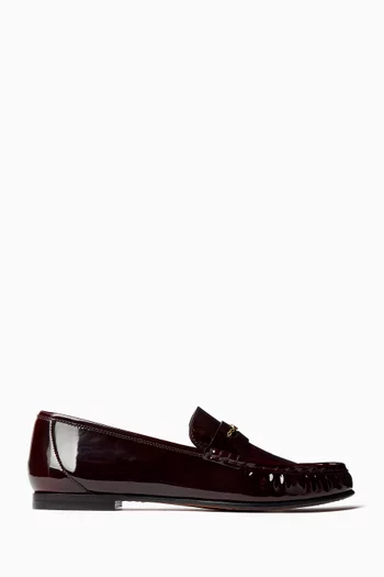 Logo Loafers in Patent Leather
