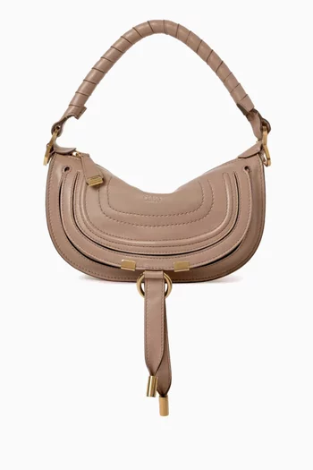 حقيبة كتف مارسي صغيرة جلد عجل