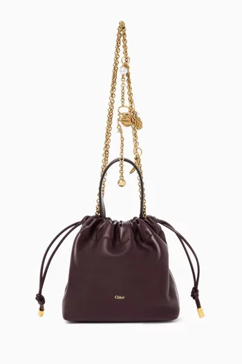 حقيبة كتف ايكونز جلد ماعز