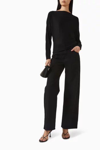 سترة بأكمام دولمان نسيج كشمير