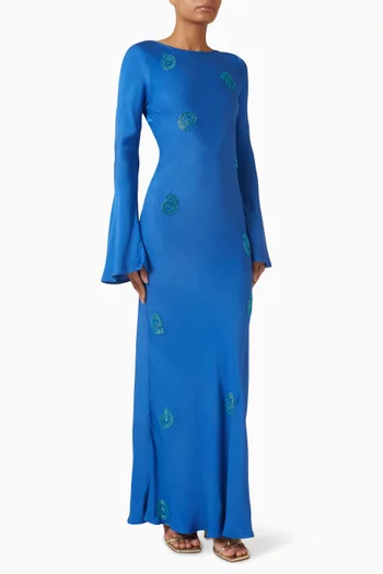 Zephora Maxi Dress in Viscose