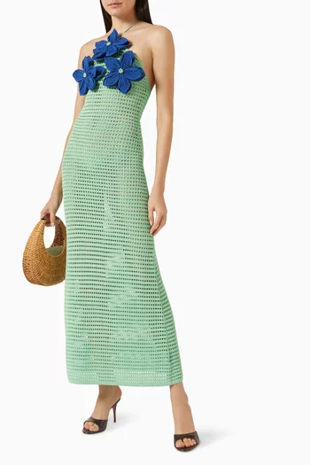 La Monada Knit Maxi Dress