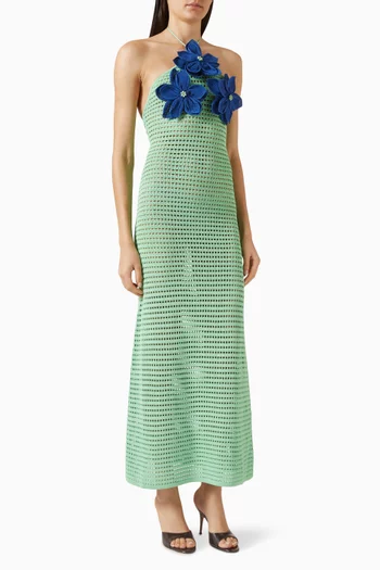 La Monada Knit Maxi Dress