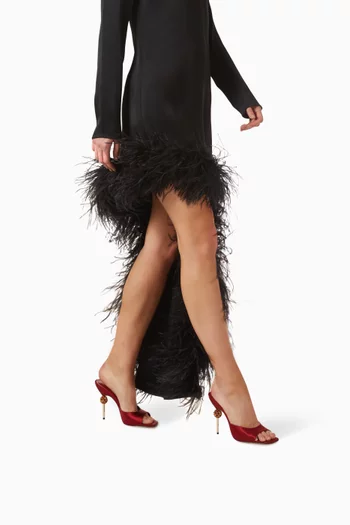 Viola 105 Mules in Satin