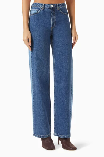 Katia Wide-leg Jeans in Denim
