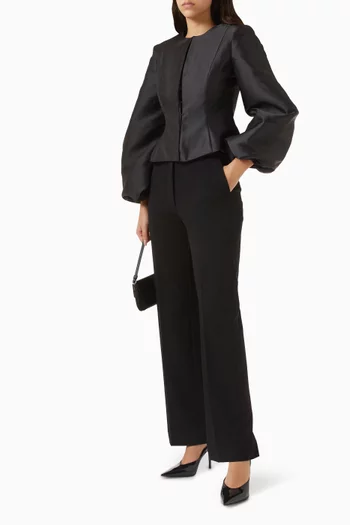 Vendela Balloon-sleeve Blouse