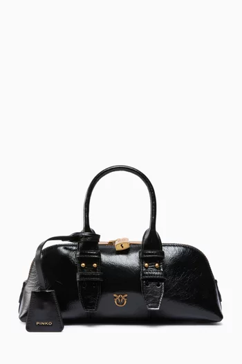 Small Escape Baguette Bag in Patent Leather