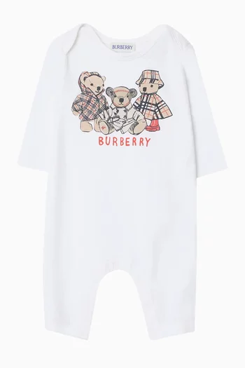 Thomas Bear & Friends Jumpsuit in Stretch Cotton