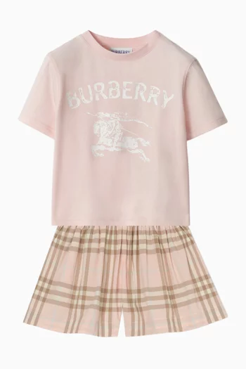 شورت رياضي مارسي بنقشة مربعات