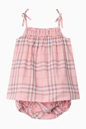 Betty Check Dress & Bloomers