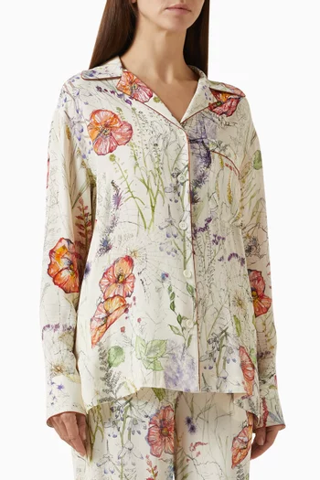Meadow Floral Pyjama Shirt