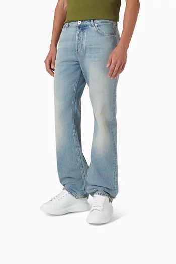 Oversized Sneakers in Leather