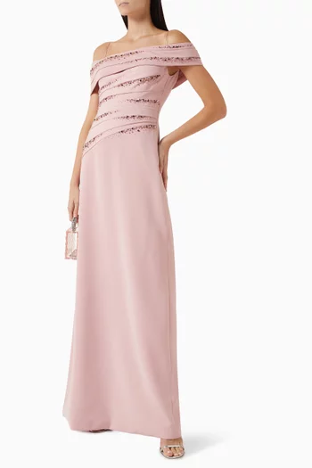 Nadine Gown in Crepe