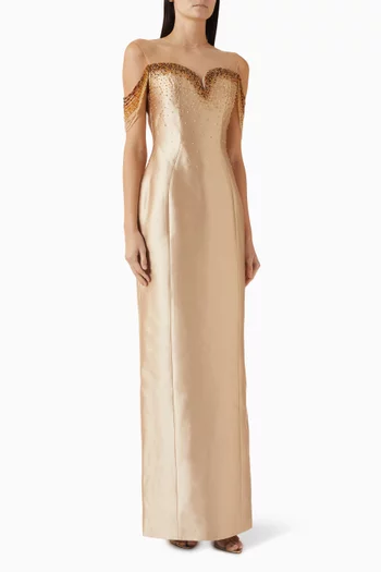 Celeste Gown in Taffeta