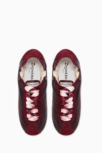 Tennis Low-top Sneakers in Silk